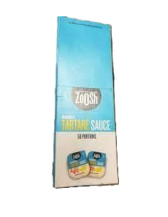 Zoosh Tartare Sauce Portions 50 Pack 11g - 550g x 1