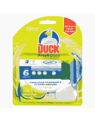 Duck Citrus Fresh Discs 36ml x 4