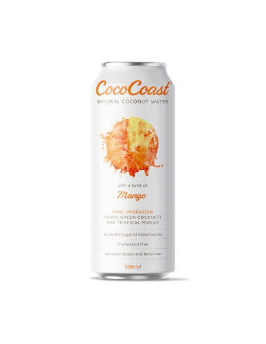Coco Coast Mango Coconut Water 500ml x 12