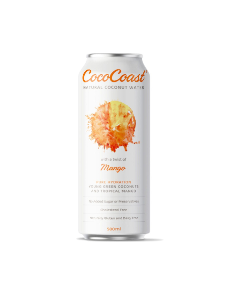 Coco Coast Mango Coconut Water 500ml x 12
