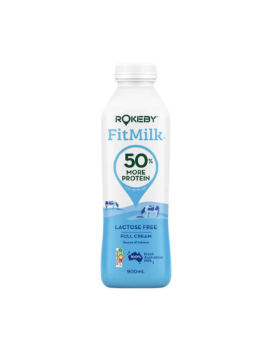 Rokeby Fit Milk Lactose Free 900ml x 6