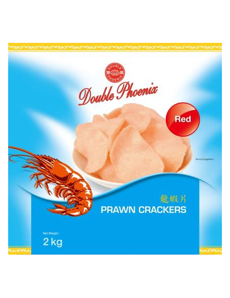 Double Phoenix Prawn Crackers Red 2kg x 1