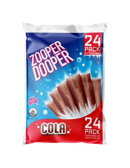 Zooper Dooper Water Ice Cola 1.68ltr x 1