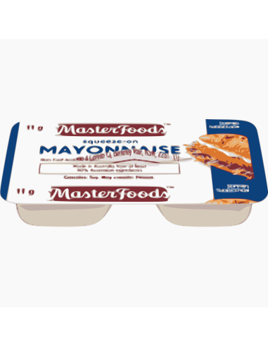 Masterfoods Mayonnaise 100 Pack 11g 1100g x 1