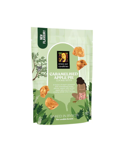 Byron Bar Cookies Caramelised Apple Pie Cookies Bites 100g x 6