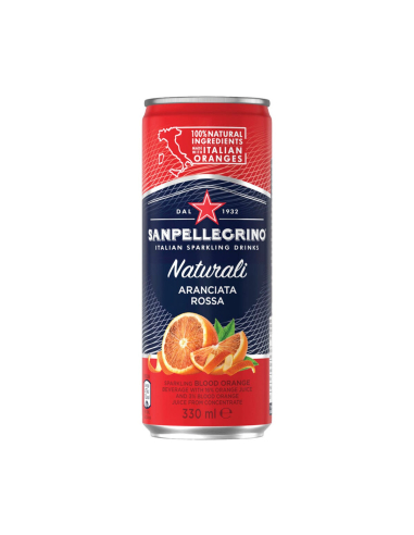 San Pellegrino Naturali Aranciata Rossa 330ml x 24