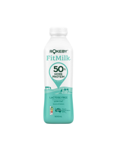 Rokeby Fit Milk Low Fat 900ml x 6