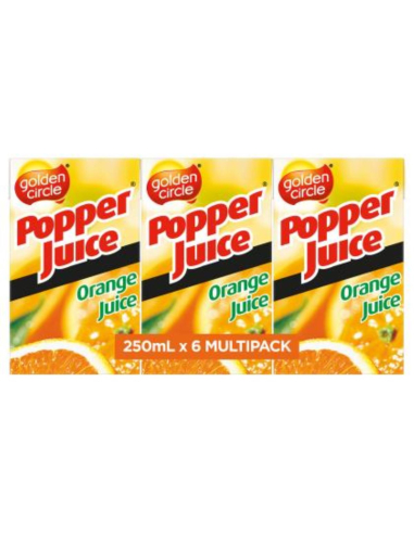 Golden Circle Sap Oranje 100% popper 250ml x 24