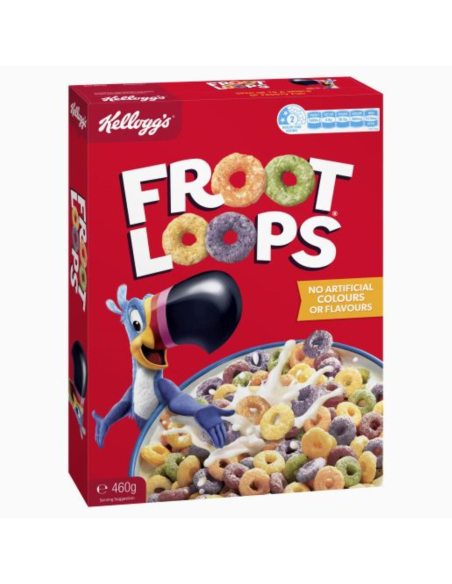 Kelloggs FROOG LOOPS 460G x 1