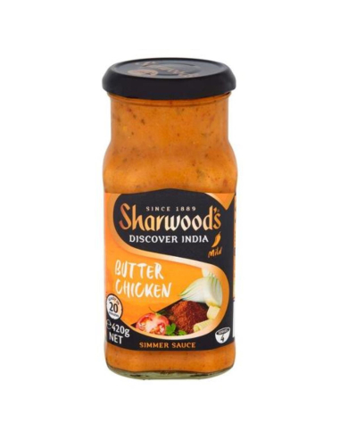 Sharwoods Butter Huhn Simmer Sauce 420g x 6
