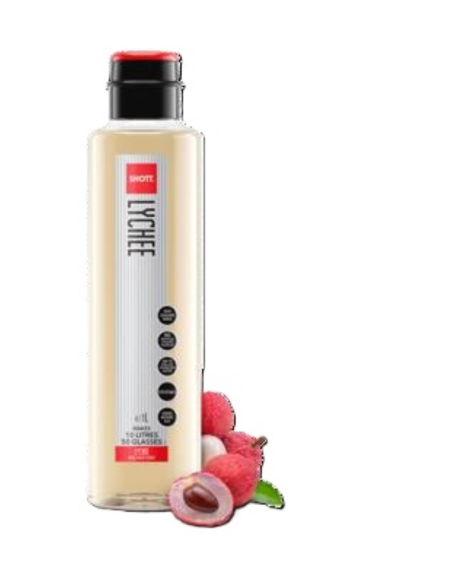 Shott Beverages Syrup Lychee 1Ltr x 1