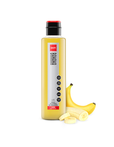 Shott Beverages Siroop banana 1ltr x 1