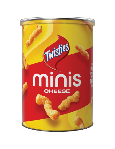 Twisties Minis Cheese Can 40g x 12