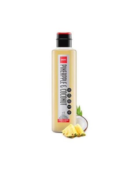 Shott Beverages Sirope Energy Piña y coco 1ltr x 1
