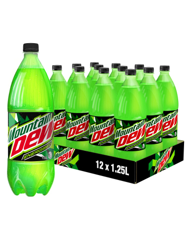 Mountain Dew Citrus geactiveerde frisdrank 1.25LTR x 12