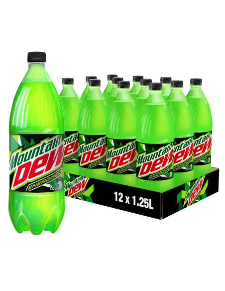 Mountain Dew Citrus Energised Soft Drink 1.25ltr X 12
