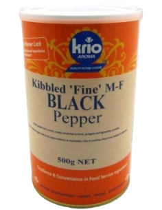 Krio Krush Pepper Black Kibbled Fine 500g x 1