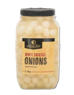 Sandhurst Oignons cocktail blanc 2.2kg x 1