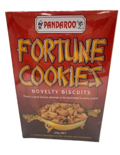Pandaroo Les cookies Fortune 65g x 6