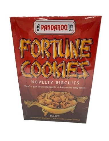 Pandaroo Les cookies Fortune 65g x 6