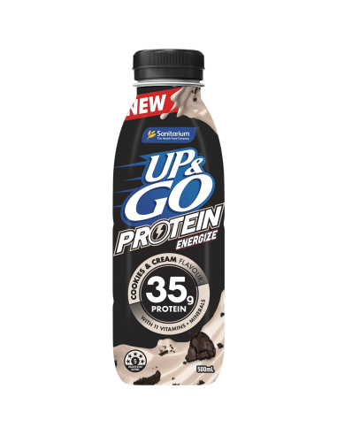 Up & Go Protein Energize Cookies & Cream 500ml x 12
