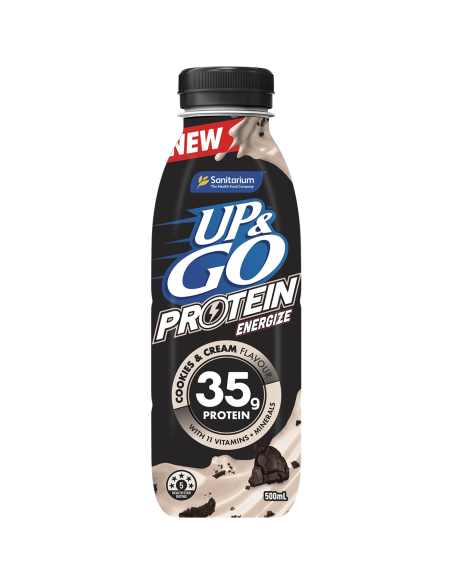 Up & Go Protein Energize Cookies & Cream 500ml x 12