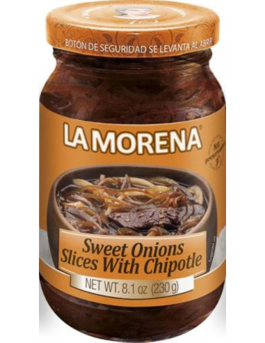 La Morena Fette di cipolle dolci con chipotle 230g x 1