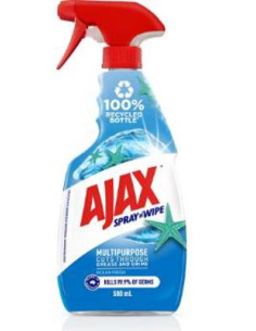 Ajax Cleaner Spray & Wipe Trigger Ocean Fresh 500ml x 1