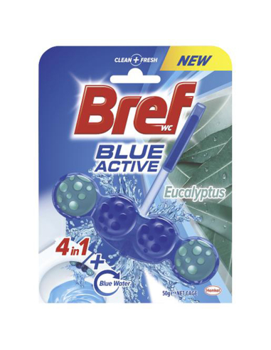 Bref Eucalyptus Blue Nettoyant actif 50g x 6