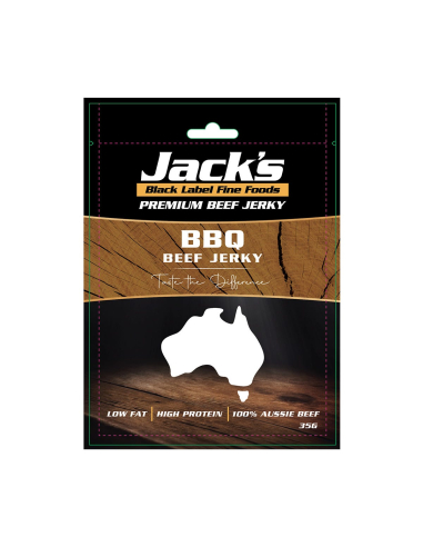 Jack's Czarna etykieta Premium Beef Jerky BBQ 35g x 8