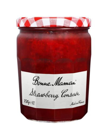 Bonne Maman Jam Strawberry Conserve 750g x 1