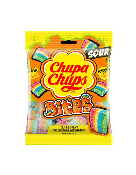 Chupa Chups Confectionery Sour Bites 150g x 1
