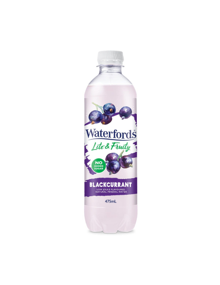 Waterfords Leichte und fruchtige Blackcurrant 475ml x 20