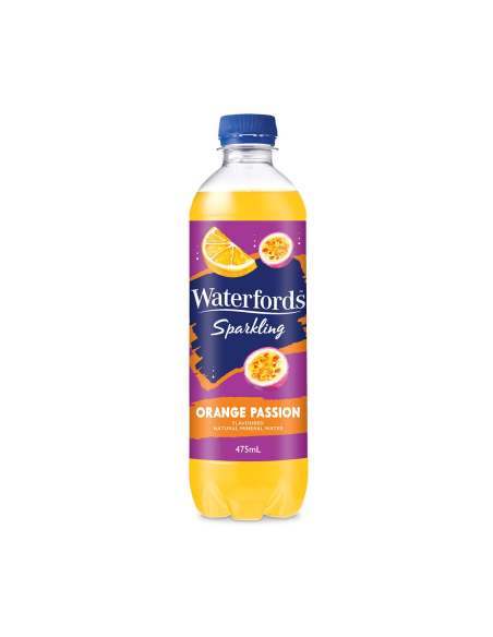 Waterfords Passion orange scintillante 475ml x 20