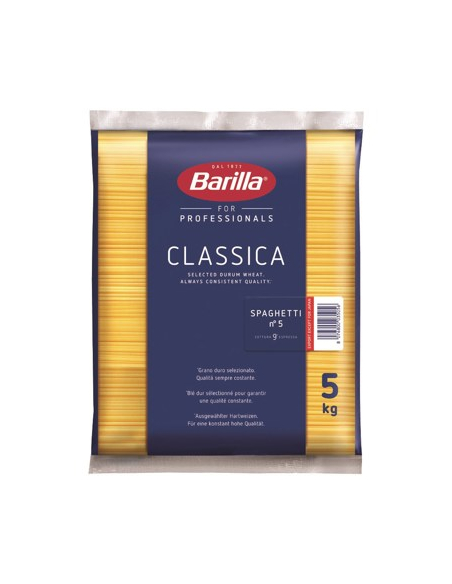 Barilla Pasta Spaghetti No 5 5kg x 3