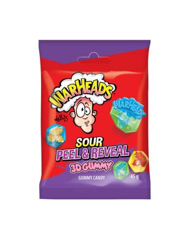 Warheads Peel & Reveal 45g x 12