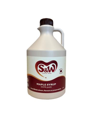 S&W Maple Syrup 1.85ltr x 1