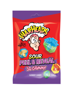 Warheads Peel & Reveal 150g x 12