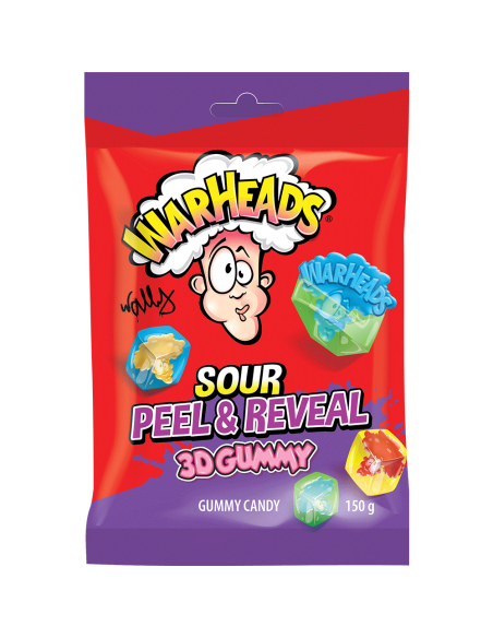 Warheads Peel & Reveal 150g x 12
