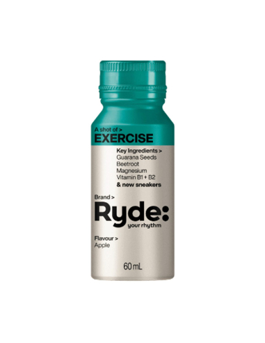 Ryde Shot Exercise Apple 60ml x 8