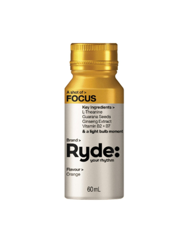 Ryde Shot Focus Orange 60ml x 8