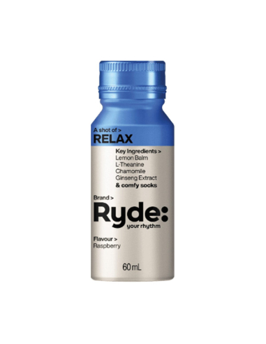 Ryde Shot Relax Raspberry 60ml x 8