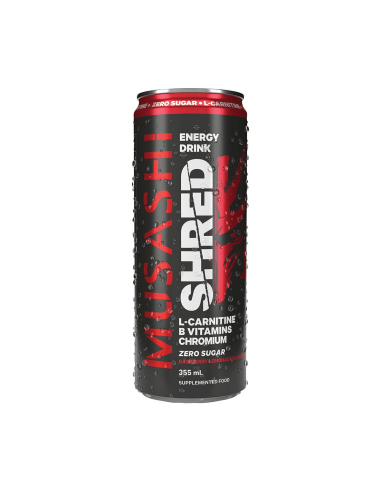 Musashi Shred Energy Drink Raspberry Lemonade 355ml x 12