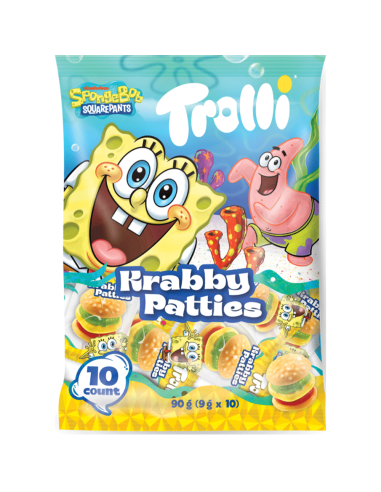 Trolli Spongebob Krabby Patties 90g x 12