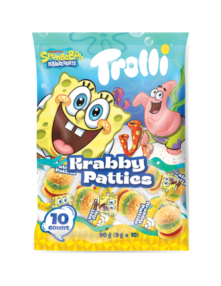 Trolli Spongebob Krabby Patties 90g x 12