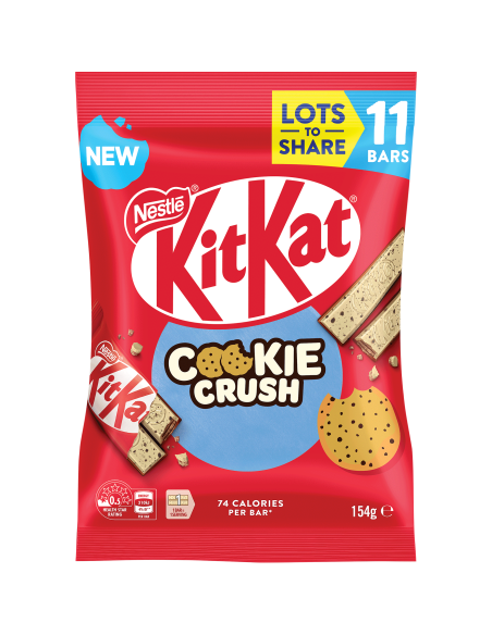 Kitkat Cookie Crush Mini Chocolate Bars 154g x 12