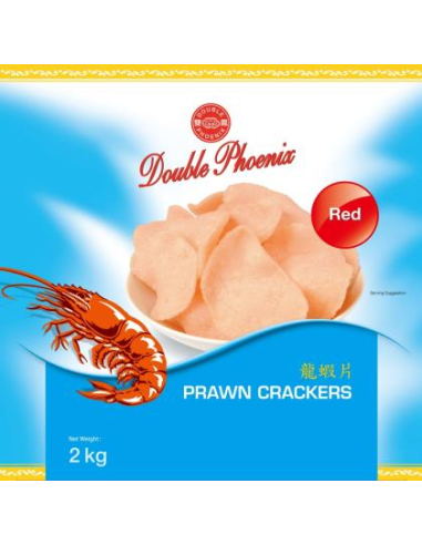 Double Phoenix Prawn Crackers Red 2kg x 1