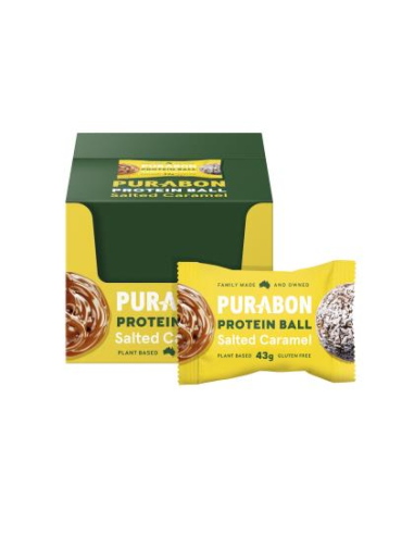 Purabon Protein Balls Slared Caramel 43g x 12