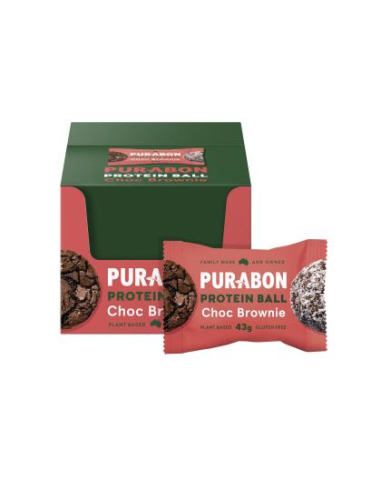 Boules de protéines Purabon Choc brownie 43G x 12
