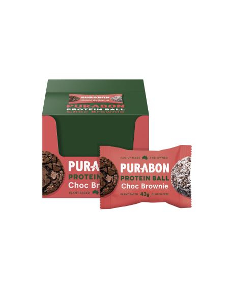 Purabon-eiwitballen Choc Brownie 43G x 12